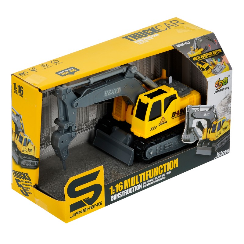 Children's excavator with light and music GT