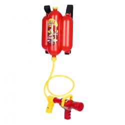 Theo Klein 8932 Firefighter Henry Water Spray I With water spray function and 2-litre tank I Can be carried like a backpack I Dimensions: 31 cm x 21 cm x 9 cm I Toy for children aged 3 years and up Klein 43429 