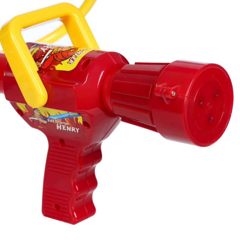 Theo Klein 8932 Firefighter Henry Water Spray I With water spray function and 2-litre tank I Can be carried like a backpack I Dimensions: 31 cm x 21 cm x 9 cm I Toy for children aged 3 years and up Klein