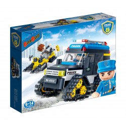 Constructor camion de politie, 315 de piese Banbao 43474 2