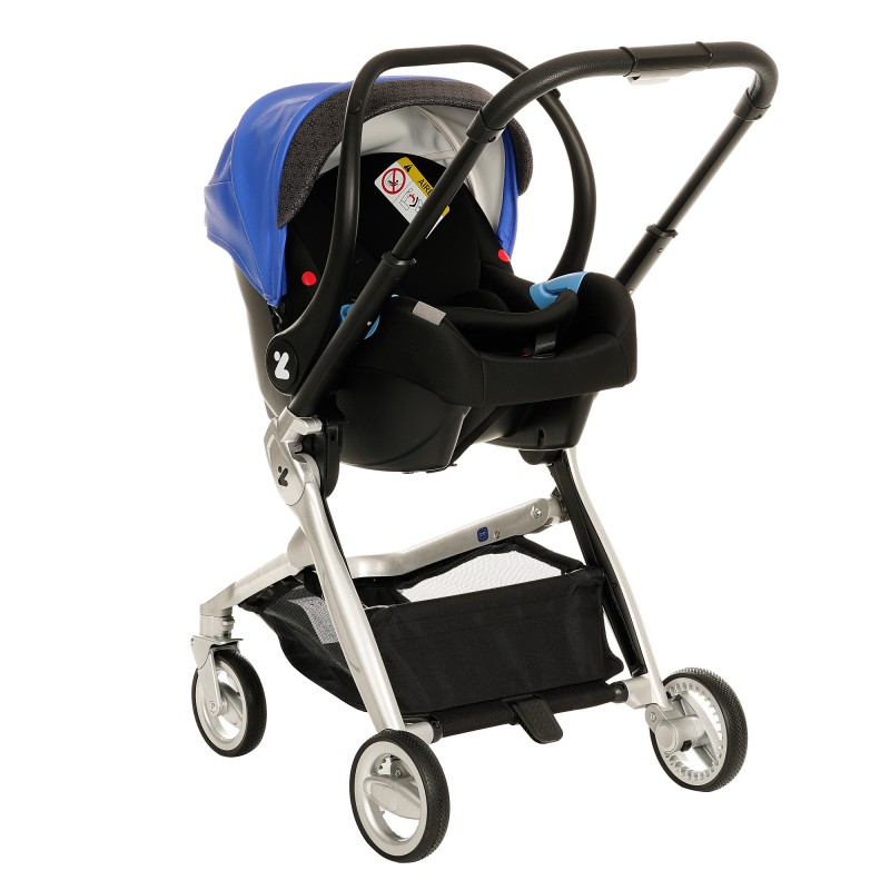 Baby stroller 3-in-1 ZIZITO Harmony Lux, leather ZIZITO