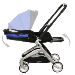 Baby stroller 3-in-1 ZIZITO Harmony Lux, leather ZIZITO 43704 40