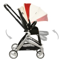 Baby stroller 3-in-1 ZIZITO Harmony Lux, leather ZIZITO 43729 40