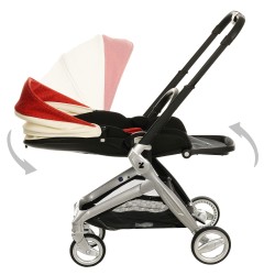 Baby stroller 3-in-1 ZIZITO Harmony Lux, leather ZIZITO 43730 41