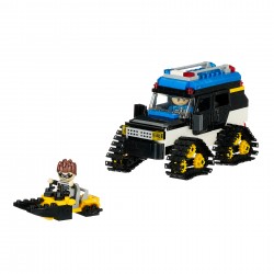 Constructor police truck,...