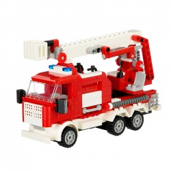 Constructor Feuerwehrgabel, 290 Stück Banbao 43895 