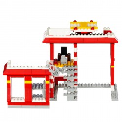 Constructor fire station, 505 parts, Banbao 43919 12