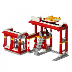 Constructor fire station, 505 parts, Banbao 43921 13