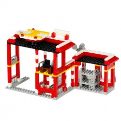 Constructor fire station, 505 parts, Banbao 43923 14