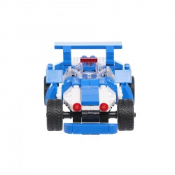 Constructor blue F1 racing car with 125 parts Banbao 43930 5