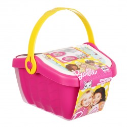 Theo Klein 9527 Barbie Picnik Basket | Sturdy toy basket full of colourful tableware and cupcakes for two | Measures: 25 cm x 20 cm x 22.5 cm | Toys for children aged 3 and over Barbie 44410 15