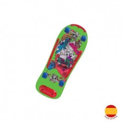 Skateboard C-480, κόκκινο με πράσινες πινελιές Amaya 44464 34