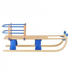 Olwen Zizito πτυσσόμενο ξύλινο έλκηθρο με πλάτη, μπλε ZIZITO 44473 1