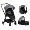 Baby stroller 3-in-1 ZIZITO Harmony Lux - blue