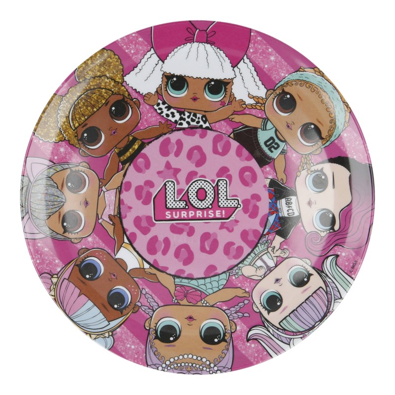 Plate, melamine L.O.L. Surprise for a girl, 20.3 cm Stor