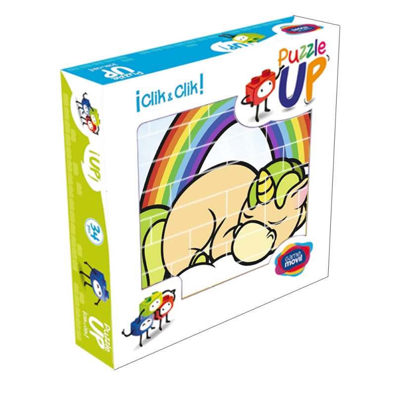 Constructor - Puzzle Up Unicorn with a rainbow, 32 pieces Game Movil