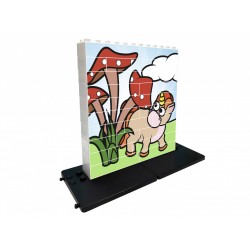 Constructor - Puzzle Up Unicorn și ciuperci, 32 piese Game Movil 45418 
