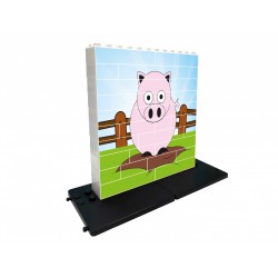 Constructor - Puzzle Up Pig, 32 parts Game Movil 45424 