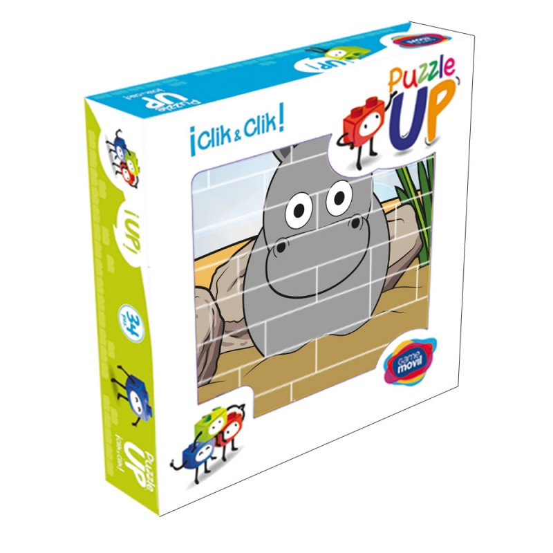 Constructor - Puzzle Up Hippopotamus, 32 Teile Game Movil