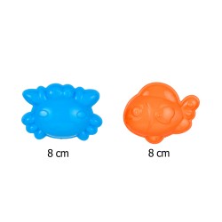 Sand toy - heart shaped bucket, set of 6 parts GOT 45740 7