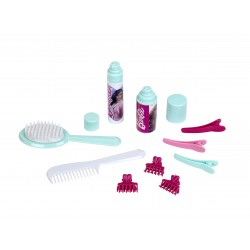 Theo Klein 5328 Barbie Beauty Salon with Light and Sound Functions I Pivoted storage areas and mirror I With lots of accessories such as a comb, hairspray and perfume spray I Dimensions: 41 cm x 31 cm x 90 cm I Toy for children aged 3 years and up Barbie 45930 6