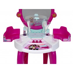 Theo Klein 5328 Barbie Beauty Salon with Light and Sound Functions I Pivoted storage areas and mirror I With lots of accessories such as a comb, hairspray and perfume spray I Dimensions: 41 cm x 31 cm x 90 cm I Toy for children aged 3 years and up Barbie 45934 13