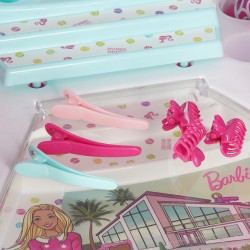 Studio de frumusețe Barbie cu funcție de lumină și sunet cu accesorii Barbie 45938 11