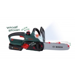 Theo Klein 8399 Bosch Chain Saw I Child-friendly, authentic replica of the original I Battery-powered saw with light and sound effects I Toy for children aged 3 years and up BOSCH 46071 2