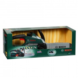Theo Klein 8399 Bosch Chain Saw I Child-friendly, authentic replica of the original I Battery-powered saw with light and sound effects I Toy for children aged 3 years and up BOSCH 46077 10