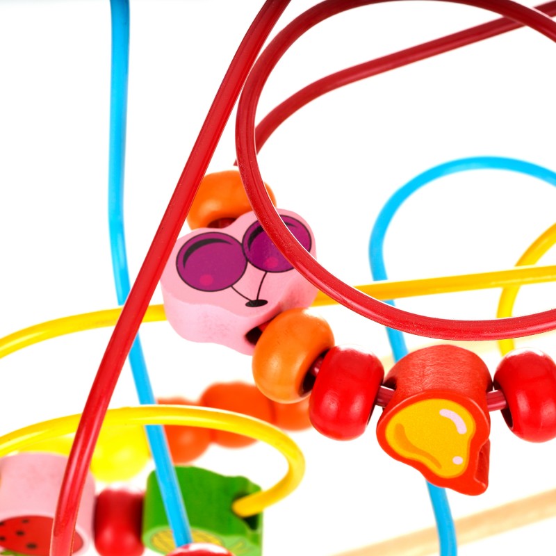 Wooden beads maze toy WOODEN