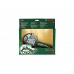 Theo Klein 8426 Angle Grinder I Battery-powered light and sound effects I Rotating disc I Dimensions: 25 cm x 8 cm x 17 cm I Toy for children aged 3 years and up BOSCH 47291 7