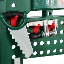 Theo Klein 8574 Bosch Werkbank 77-teilig | Mit Schraubendreher und -schlüssel, Zange, Hammer und vielem mehr | Arbeitsplatte mit Lernfunktion | Maße: 57 cm x 35 cm x 86 cm | Spielzeug für Kinder ab 3 Jahren BOSCH 47370 6