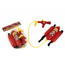 Theo Klein 8932 Firefighter Henry Water Spray I With water spray function and 2-litre tank I Can be carried like a backpack I Dimensions: 31 cm x 21 cm x 9 cm I Toy for children aged 3 years and up Klein 47432 7