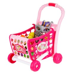 Coș de cumpărături cu produse Shopping Cart Kids TG 47543 5