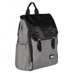 Чанта и ранец за колички 2-во-1, сива меланж, HD06B Feeme 47553 3