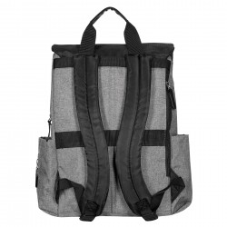 Τσάντα καροτσιού και σακίδιο πλάτης 2 σε 1, Grey Melange, HD06B Feeme 47554 4