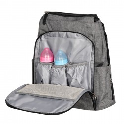 Чанта и ранец за колички 2-во-1, сива меланж, HD06B Feeme 47558 8