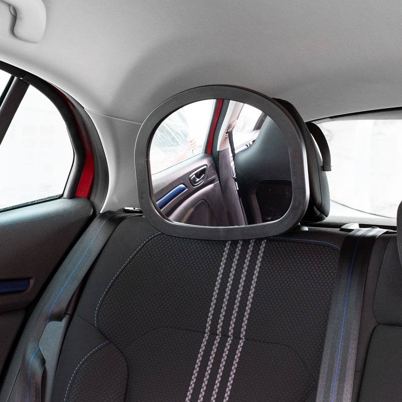 Mirror for rear seat with visibility to the child, oval Feeme