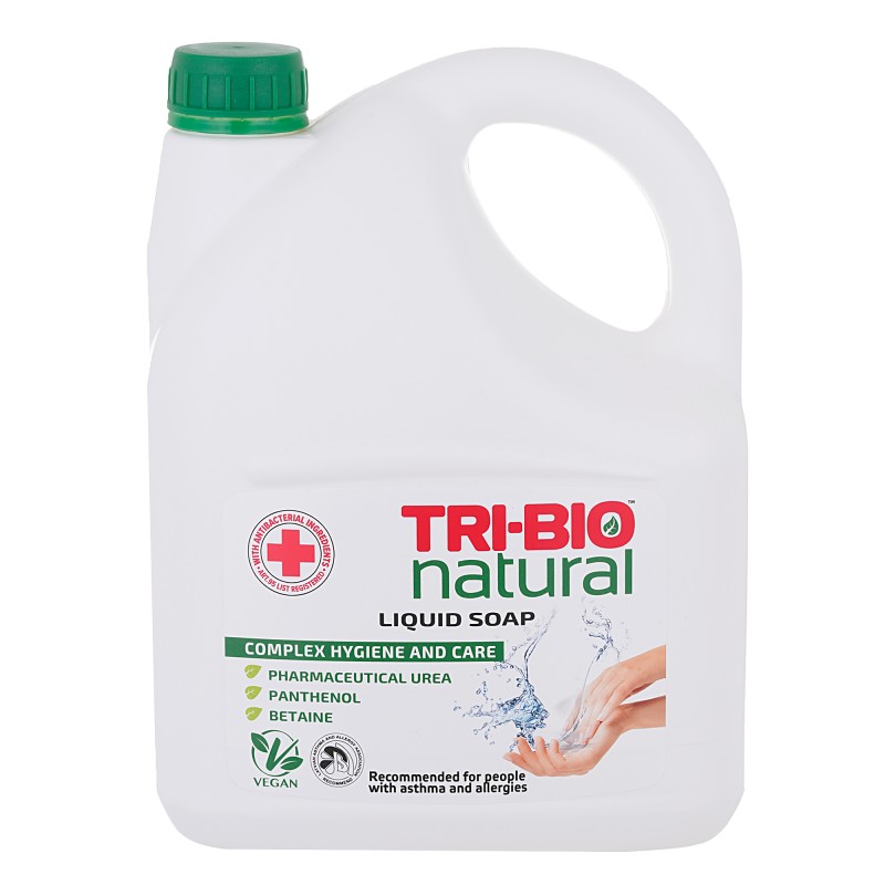 TRI-BIO Natürliche antibakterielle Flüssigseife, 2,84 l. Tri-Bio
