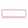 Заштитна бариера за кревет 150x42x55 cm - Розева