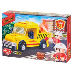 Camion de pompieri constructor, 105 buc Banbao 47982 10