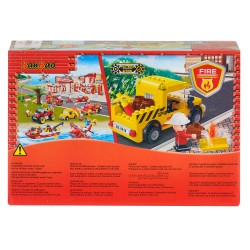 Camion de pompieri constructor, 105 buc Banbao 47985 12