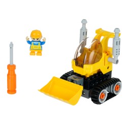 Construction set bulldozer, 19 pieces Banbao 48072 