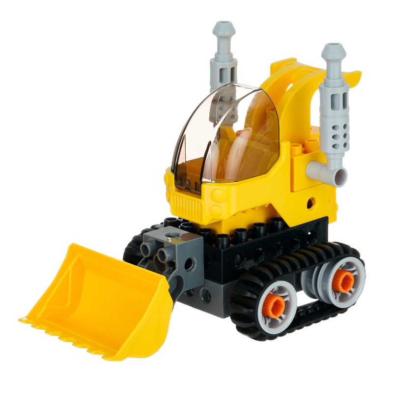 Construction set bulldozer, 19 pieces Banbao