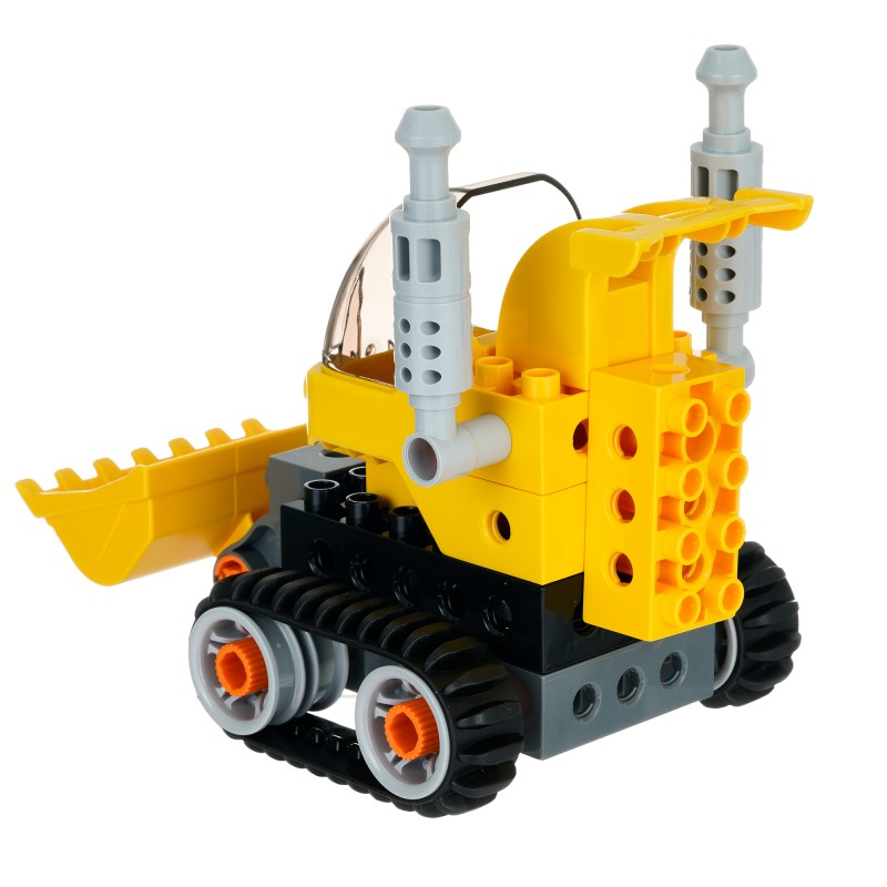 Construction set bulldozer, 19 pieces Banbao