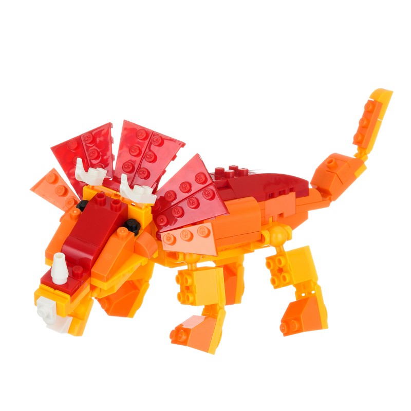 Constructor orange Dinosaurier, 125 Stück. Banbao