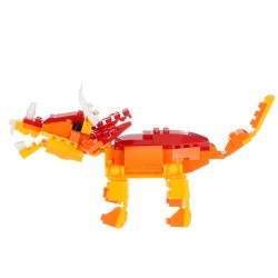 Constructor orange dinosaur, 125 pcs. Banbao 48120 3