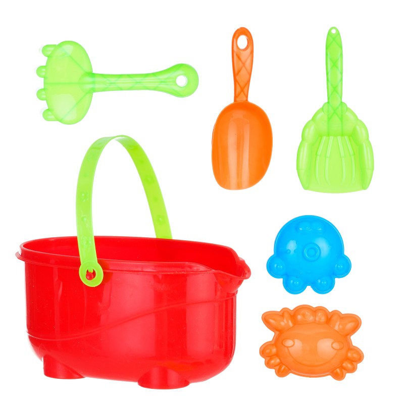 Set for sand - bucket 6 pieces GT