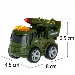Children pull back military truck, 4 pieces GT 48256 15