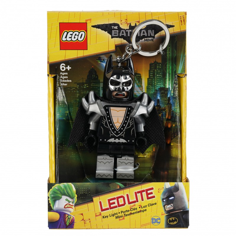 Glowing Glam Rocker Batman Keychain Lego